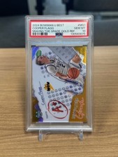 2024 Bowman U Best Cooper Flagg Making the Grade Gold Ref /50 #MG1 PSA 10 POP 5