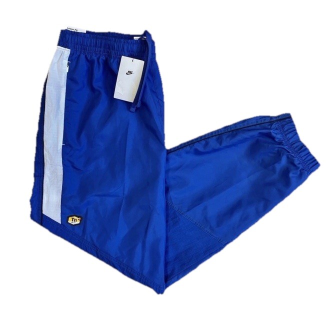 Nike TN Air Max Sportswear Woven Track Pants Blue Mens Size Large