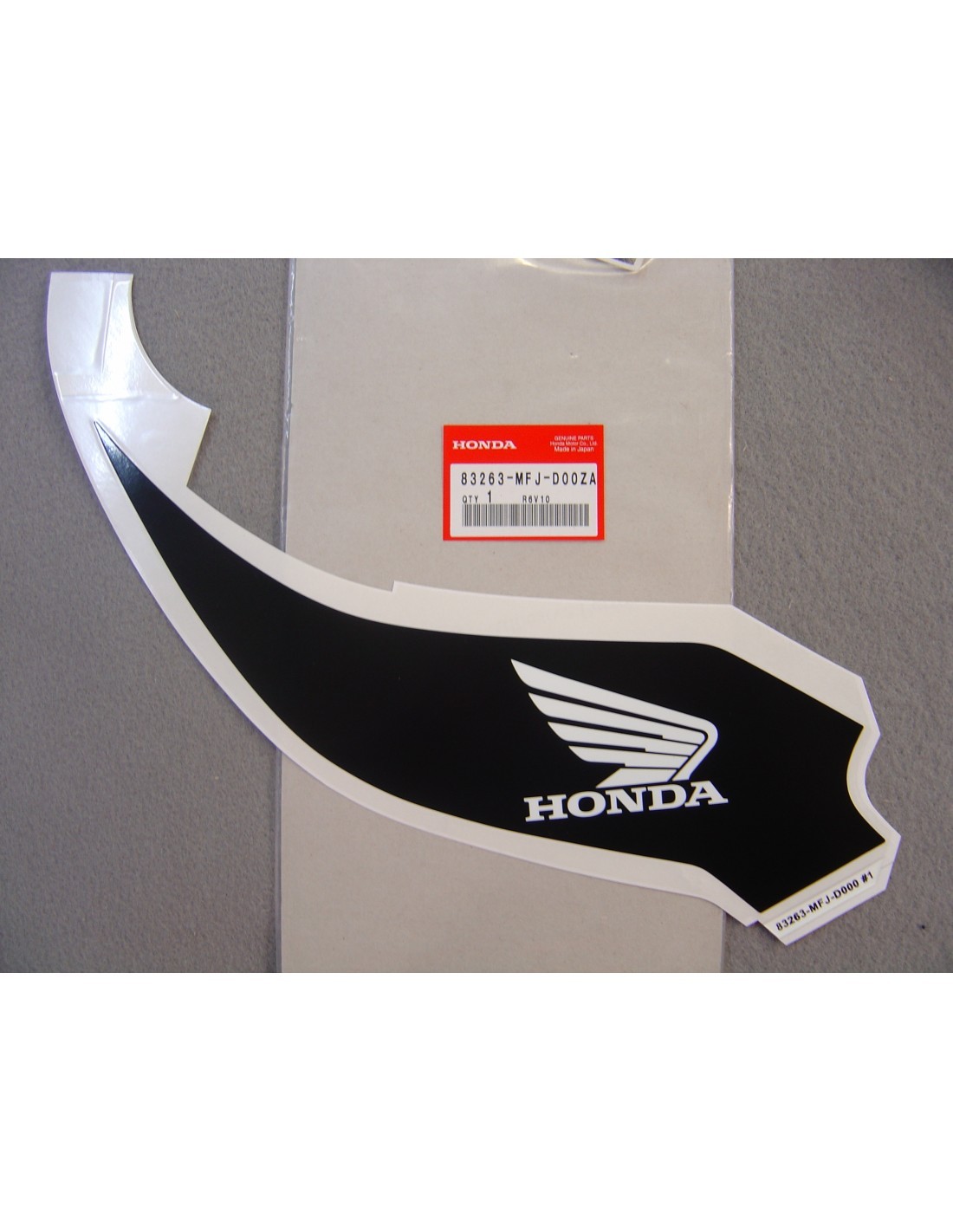 Décor autocollant de protecteur supérieur droit pour CBR600RR7 2007