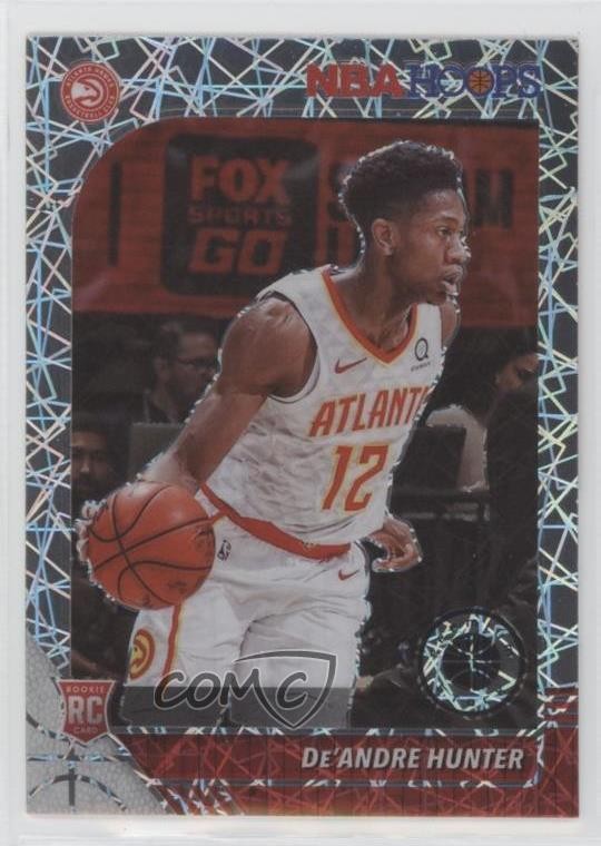 2019 Panini NBA Hoops Premium Stock Silver Lazer Prizm De'Andre Hunter #202 1o3u