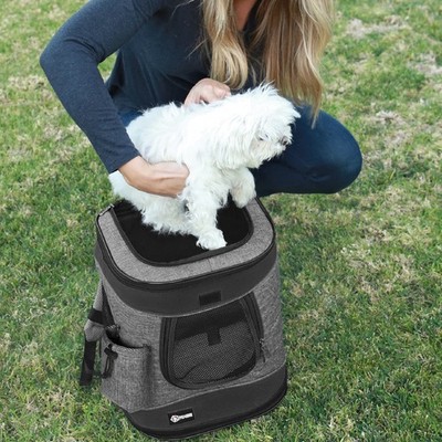 Portable Dog Cat Backpack Outdoor Pet Carrier Front Travel Mesh Breathable Bag