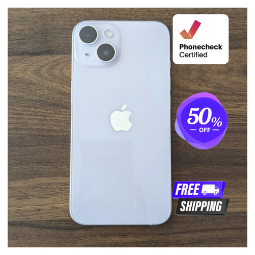 Apple iPhone 14 128GB 256GB 512GB Unlocked ATT T-Mobile Purple Starlight