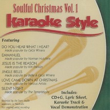 VARIOUS - Soulful Christmas Karaoke Style, Volume 1 - CD -  SEALED/ NEW 