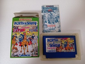 FC Famicom NORTH & SOUTH Exciting Civil War Box and manual Operation confirmed