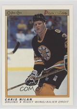 1990-91 O-Pee-Chee Premier Chris Nilan #85 11fi
