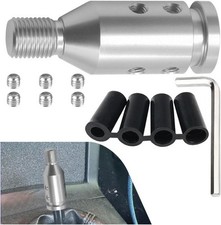 M12x1.25 Aluminum Shift Knob Adapter for Manual or Automatic Non Color: Silver