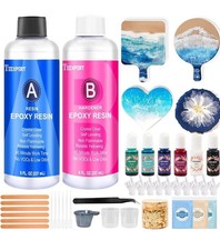Teexpert Epoxy Resin Kit for Beginners with Coaster Multi-color NIB FAST SHIP