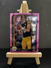 Topps 2025 Chrome Will Howard Pink /250 #321 Rookie Pittsburgh Steelers