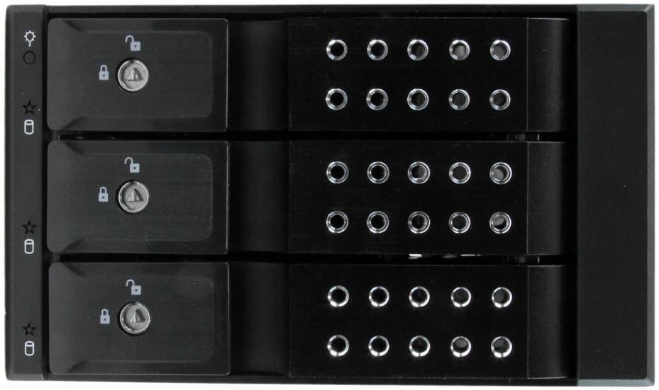 STARTECH - Rack Mudah Alih Hot Swap 3 Bay untuk HDD 3.5” SAS / SATA 6Gb/s - Image 3 of 4