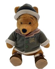 Disney Store Winnie the Pooh 1999 Plush Bear Winter Outfit Vintage
