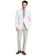 Michael Kors Mens Classic fit Sport Coat Blazer 38 R Light Gray Herringbone