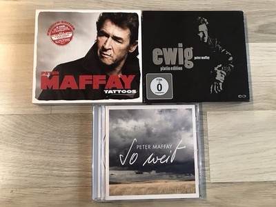 3  CD :   PETER  MAFFAY  -  Ewig ,PLATIN    +  Tattoos Premium  DVD   +  So Weit