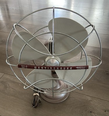 VINTAGE WESTINGHOUSE ART DECO 4 BLADE CAT.#10 LA 4 ELECTRIC FAN