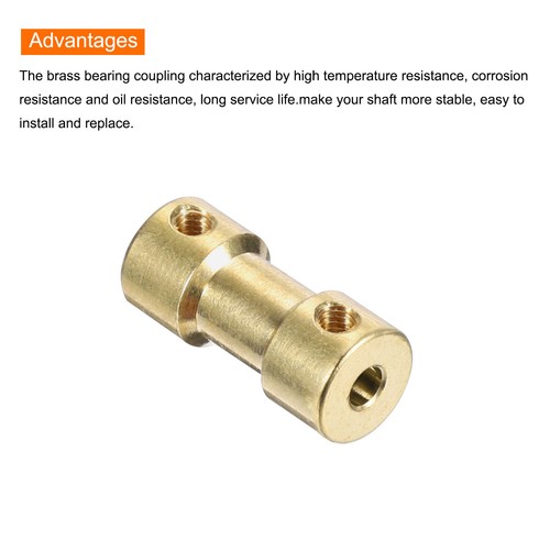 Befenybay 8 Pcs 3mm To 5mm Brass Connector Copper DIY Motor