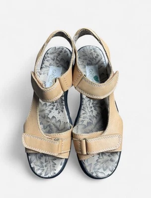 Golfstream 7 Damen-Golfsandalen braun sportlich Leder bequem Sommerschuhe - Bild 1 von 4
