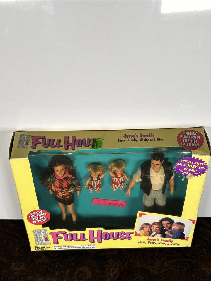 FULL HOUSE dolls figures JESSE'S FAMILY Jesse Becky Nicky Alex 1993 Tiger Toys - Image 2 of 4