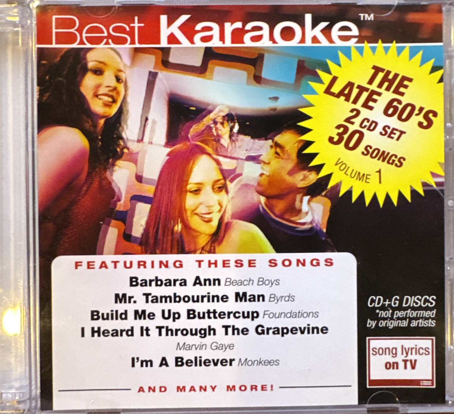 Best Karaoke the late 60's 2 CD Set, 30 Songs (Free Shipping)
