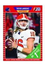 NFL 2021 Pro Set Trevor Lawrence Rookie Card. rookie card picture