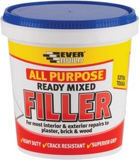 Everbuild All Purpose Ready Mixed Filler Interior And Exterior Use 600g White