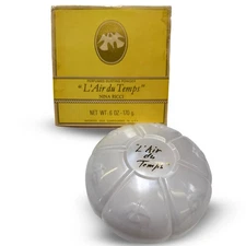 Vintage L'air du Temps Nina Ricci Perfumed Body Dusting Powder 6oz New Fast Ship