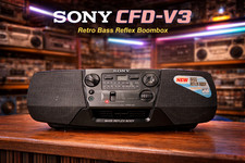 SONY CFD-V3   RaRe   Vintage Stereo Cassette Boombox
