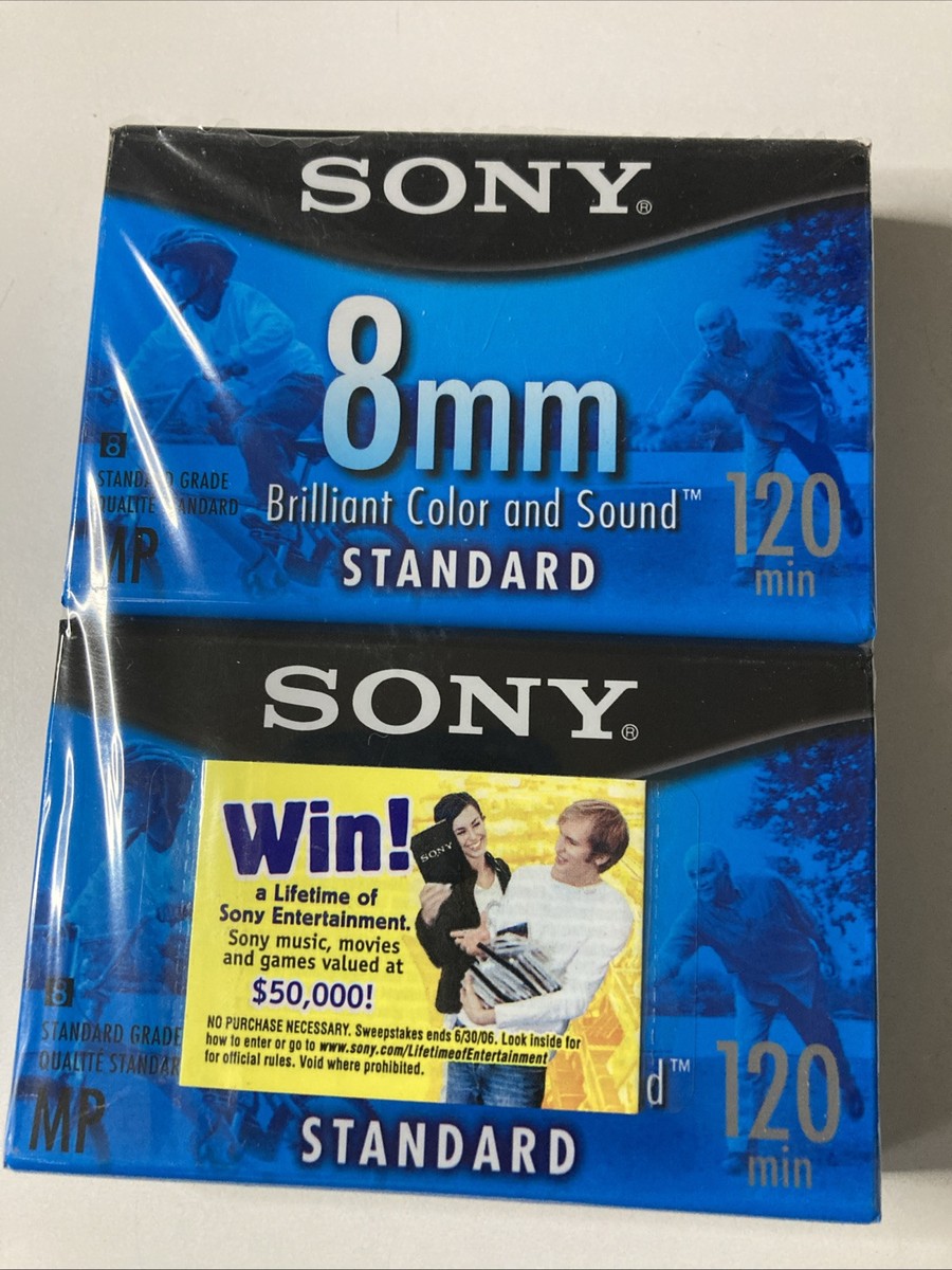 Sony - P6-120MPL - 88MM Standard (Video Tape) 2 Pack (SEALED) | eBay