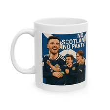 Schottland Fußball "No Scotland No Party!" Keramiktasse, WM, Fußball Geschenk