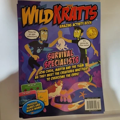 Wild Kratts Kids Magazine 2026 ~ Suevival Specialists ~ Puzzles ~ Activity Book