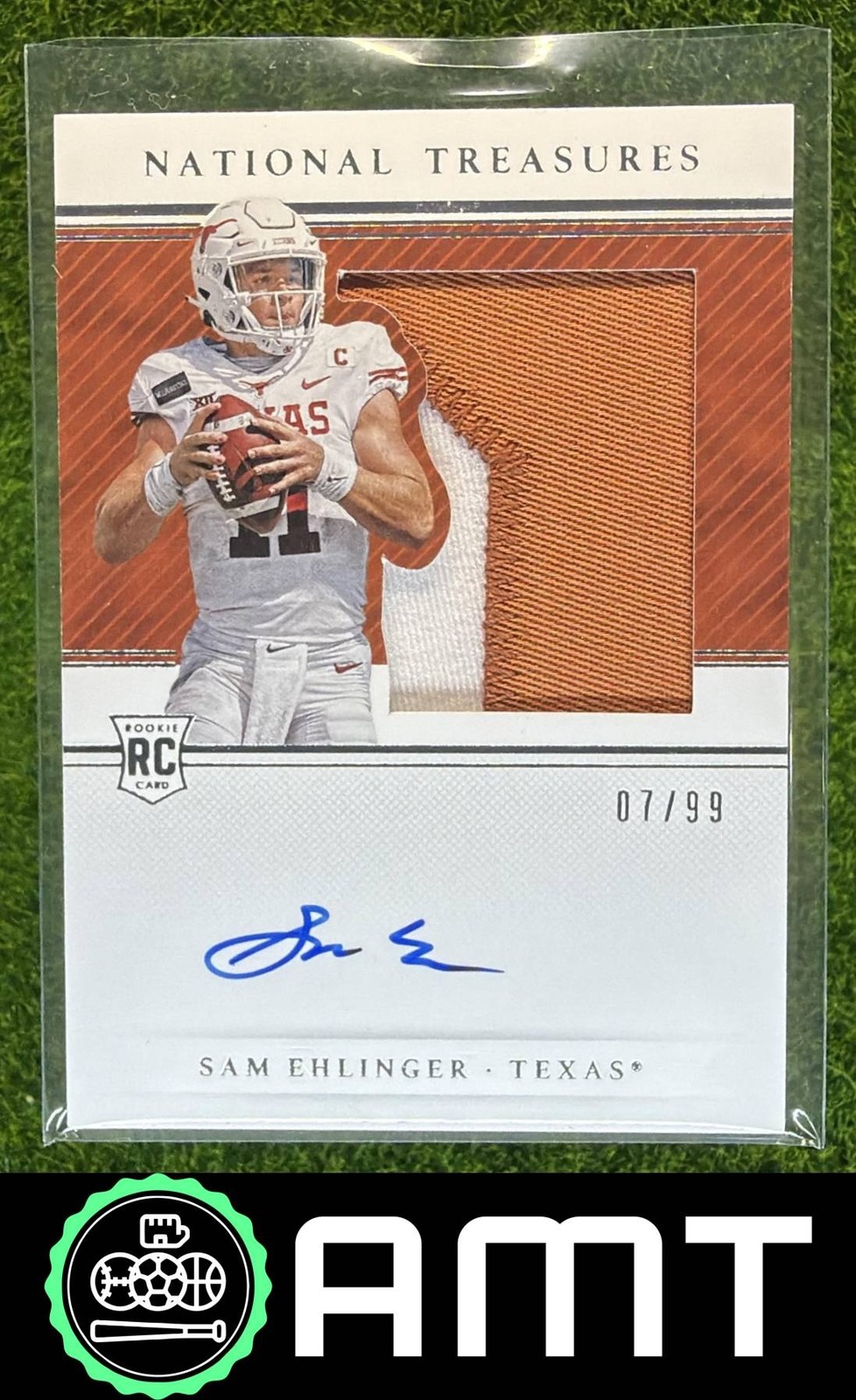 Sam Ehlinger Panini National Treasures Collegiate #130 College Materials Signatures