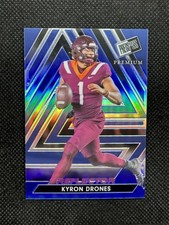 2024 Press Pass Premium Kyron Drones Reflector Prismatic Blue /25
