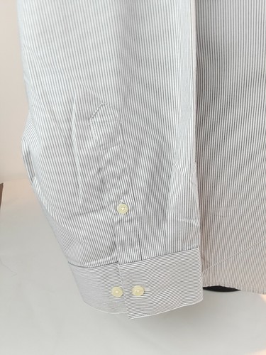 NWT Van Heusen Studio Slim Fit Men's Cotton Blend Striped Dress Shirt Size XXL - Picture 10 of 12