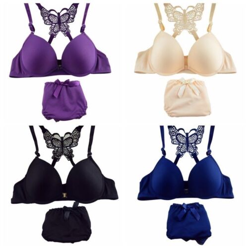 Reggiseno push up donna lingerie taglia small farfalla anteriore chiuso reggiseni sottofilo - Foto 2 di 26