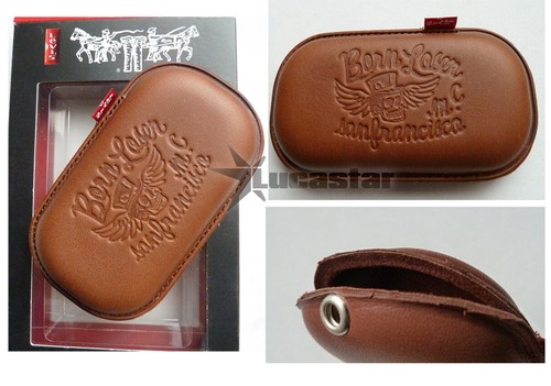 FUNDA PIEL LEVIS REDONDA MARRON - Imagen 2 de 2