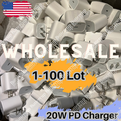 Lot 20W USB Type C Power Adapter Fast Charger Cube Block For iPhone iPad Android