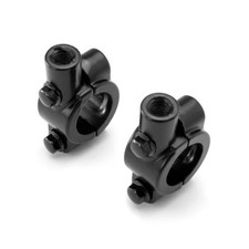 Motorcycle Mirror Mounts M10 Clockwise Clamps for 22mm Handlebars Quad ATV