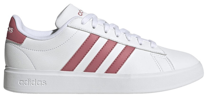 adidas gazelle silver green womens adidas Women's Grand Court Lo Shoes, Crystal White/Cyber Metallic/Gum / 5.5 main image 1