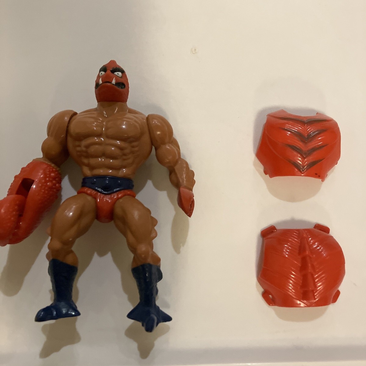 Vintage 1981 Mattel He-man Motu Clawful Action Figure Crab