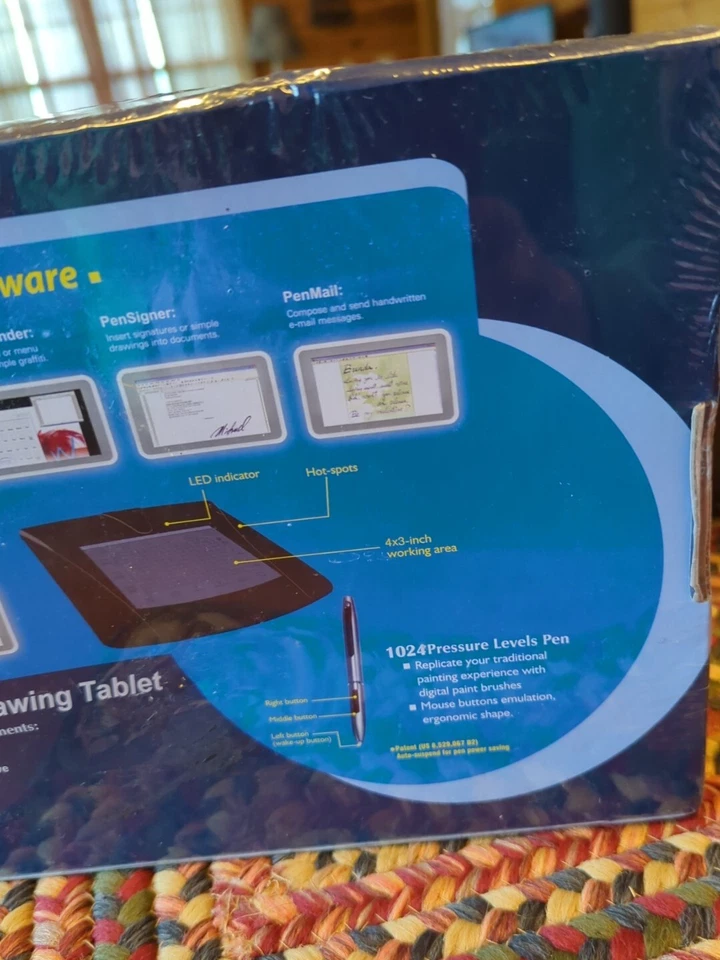 DigiPro Drawing Tablet 4" x 3" MSN Handwriting Pen Brand New Factory Sealed  - Image 4 of 4