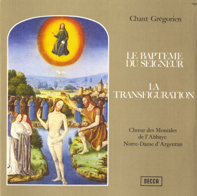 Decca 7551 W/B GREGORIAN CHANT Le Bapteme du Seigneur CHOIR OF NUNS ARGENTAN NM