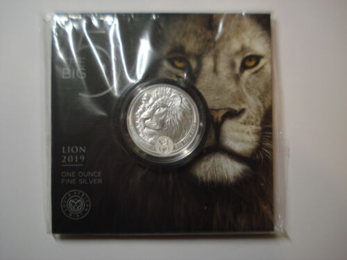 1 oz Silver Coin Big Five Series (1.) Lion Lion 2019 original packaging in blister top - Picture 1 of 2