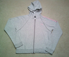Under Armour Hooded Full Zip Jacket Womens Small Gray