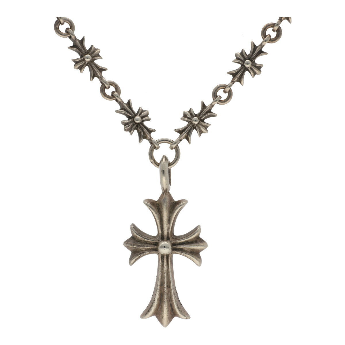 Chrome Hearts Tiny E CH Plus /w Tiny Fat Cross Pendant Chrome Hearts Tiny E CH Plus /w Tiny Fat Cross Pendant