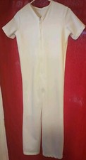Costumes Lot Of 9 Children's White 1-pc Jumpsuits Theater Ensemble 3 Small 6 Med
