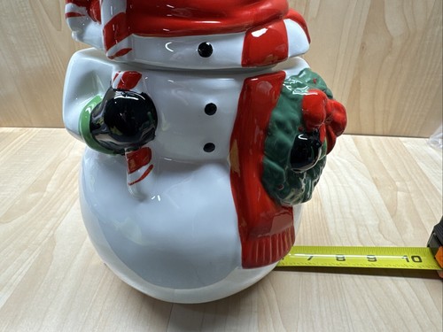 David’s Keksdose Happy Snowman Kardinal/Kranz/Deckel/Urlaub/Weihnachten - Bild 9 von 10