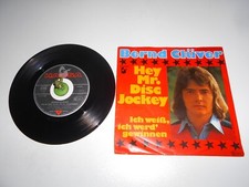 Bernd Clüver - Hey Mr. Disc Jockey (1977) Vinyl 7` inch Single Vg +++