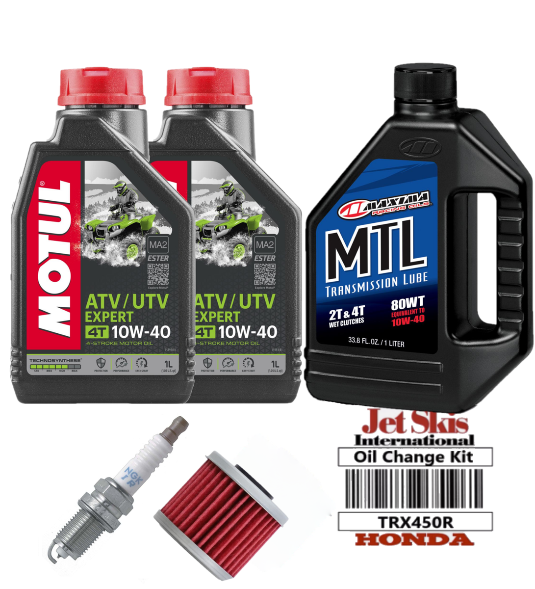 2004-2005 Honda SporTrax 450 TRX450R Complete Oil Change Kit | Oil