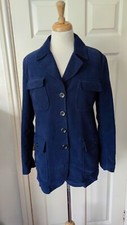 C.p. Company Blue Velvet Jacket Size 40 *vgc* Made In Italy