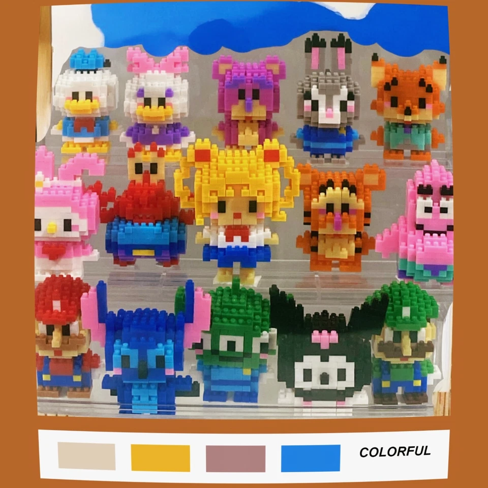 Box Set Mini nano building blocks collectable toys of 15 Characters - Image 2 of 4