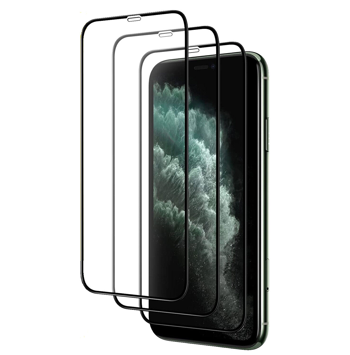 3-Pack For iPhone 14 13 12 11 Pro XR XS X 7+ 8 Tempered GLASS Screen Protector - Picture 15 of 21