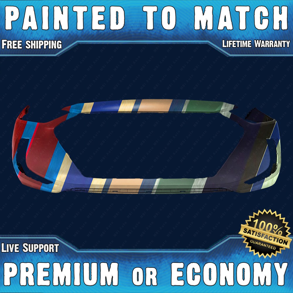 2017-2018 Hyundai Elantra Sedan Painted Front Bumper USA Model 17 18